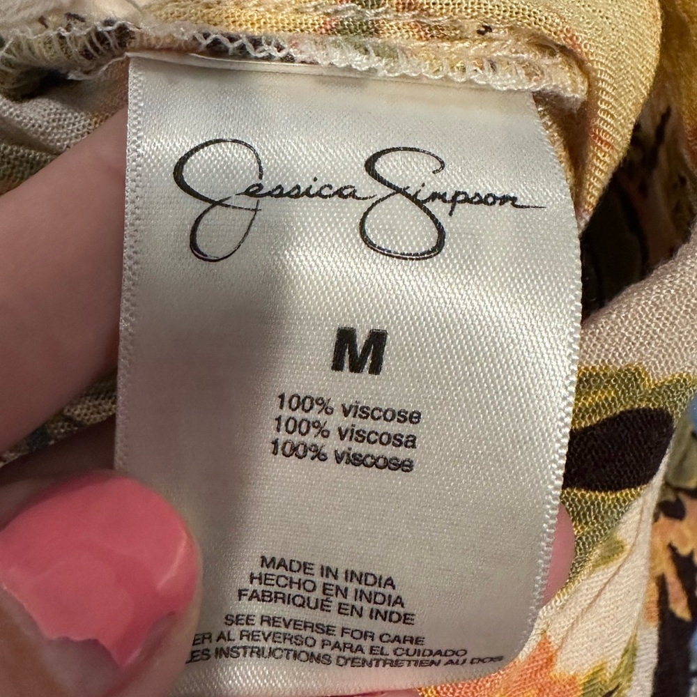 Jessica Simpson Shaye Floral Wide Leg Pants - Picture 6 of 8